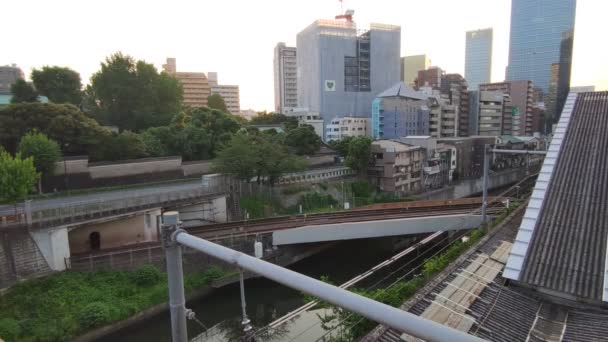 Ochanomizu Στην Ιαπωνία Τόκιο Τοπίο — Αρχείο Βίντεο