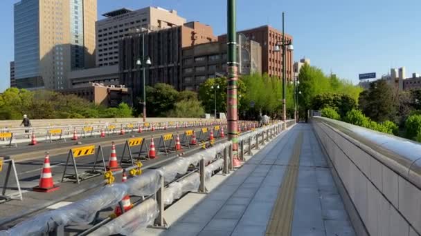 Ochanomizu Στην Ιαπωνία Τόκιο Τοπίο — Αρχείο Βίντεο