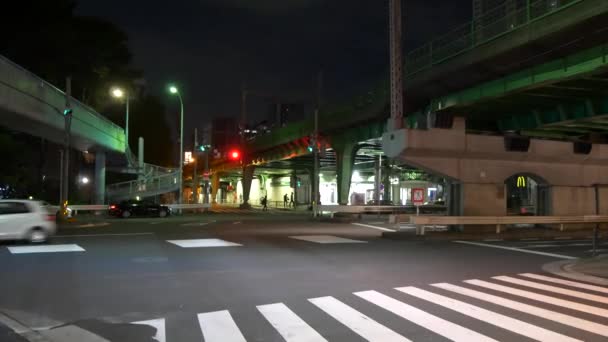 Tokyo Suidobashi Night View 2021Jun — Stock video