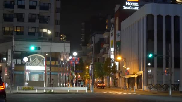 Tokyo Azabu Jyuban Vista Notturna 2021Maggio — Video Stock