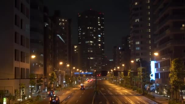 Tokyo Shirokane Takanawa Night View 2021May — Stock Video