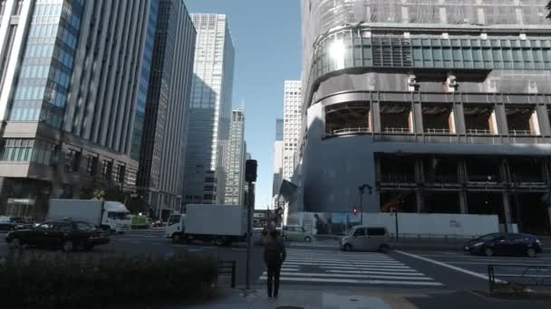 Перепланування Реконструкції Токіо Токівабаші — стокове відео