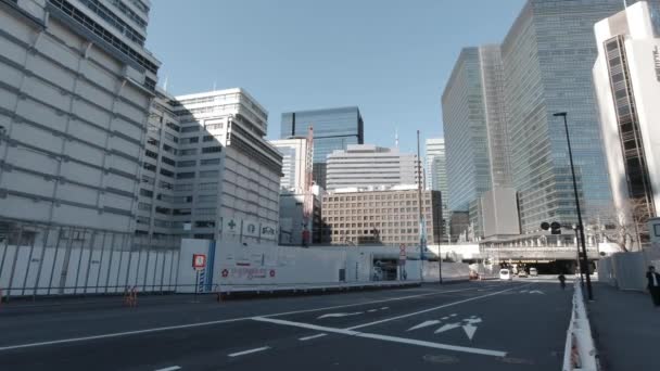 Tóquio Tokiwabashi Redesenvolvimento Planejado — Vídeo de Stock