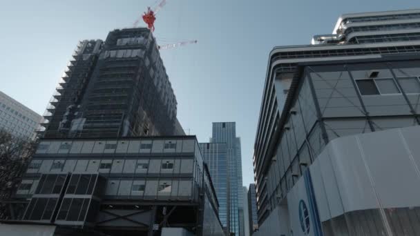 Tokio Tokiwabashi Rekonstrukce Plánované — Stock video