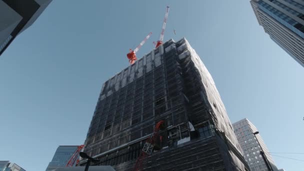 Tokyo Tokiwabashi Planeras För Ombyggnad — Stockvideo