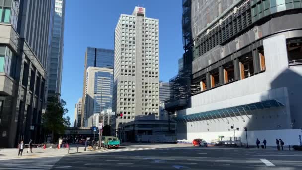 Tokiwabashi Tokio Planowane Przebudowy — Wideo stockowe