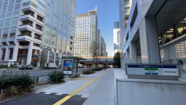 Tokióban Tokiwabashi Újjáépítését Tervezték — Stock videók