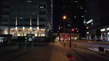 Tokyo istasyonu Otemachi marunouchi Gece Manzarası