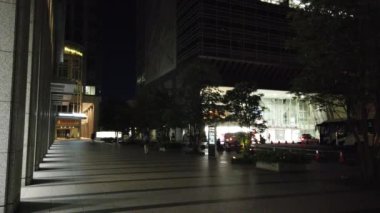 Tokyo istasyonu Otemachi marunouchi Gece Manzarası