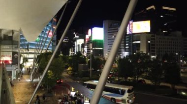 Tokyo istasyonu Otemachi marunouchi Gece Manzarası