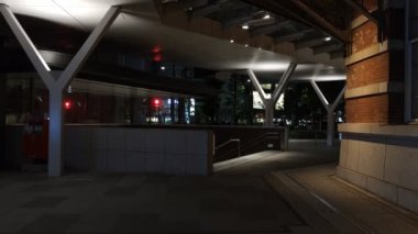 Tokyo istasyonu Otemachi marunouchi Gece Manzarası