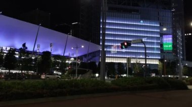 Tokyo istasyonu Otemachi marunouchi Gece Manzarası