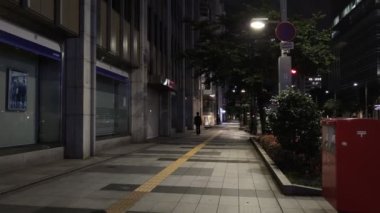 Tokyo istasyonu Otemachi marunouchi Gece Manzarası