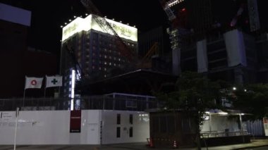 Tokyo istasyonu Otemachi marunouchi Gece Manzarası