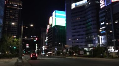 Tokyo istasyonu Otemachi marunouchi Gece Manzarası
