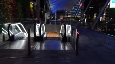 Tokyo istasyonu Otemachi marunouchi Gece Manzarası