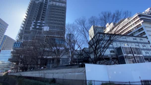 Tokio Tokiwabashi Remodelación Prevista — Vídeos de Stock