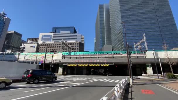 Tokyo Tokiwabashi Yeniden Geliştirmesi Planlandı — Stok video