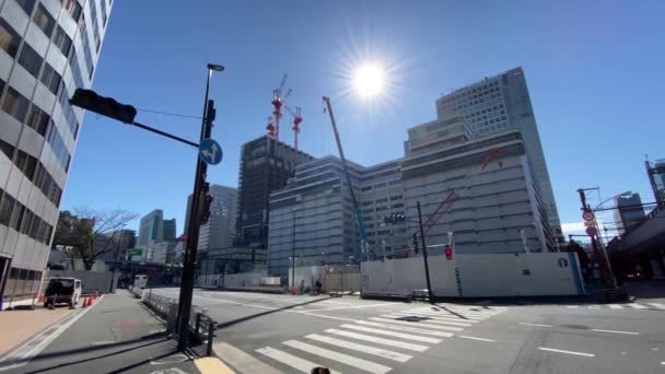 Tokyo Tokiwabashi Yeniden Geliştirmesi Planlandı — Stok video