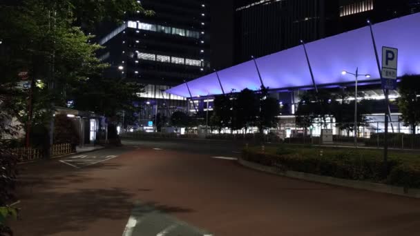Tokiói Állomás Otemachi Marunouchi Night View — Stock videók