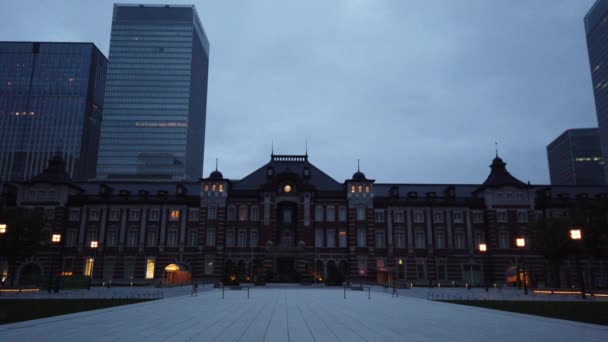 Tokioter Bahnhof Otemachi Marunouchi — Stockvideo