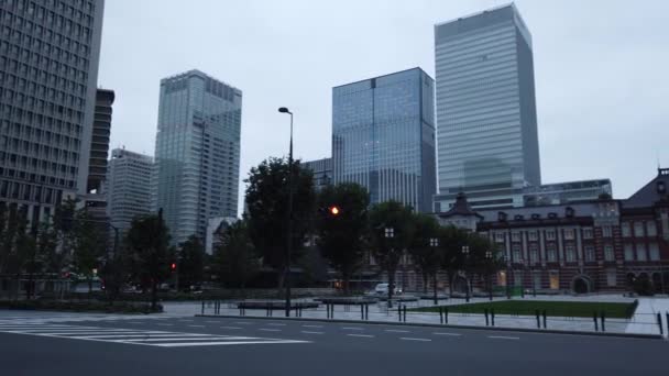 Tokyo Istasyonu Otemachi Marunouchi — Stok video