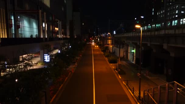 Tóquio Akihabara Vista Noturna — Vídeo de Stock