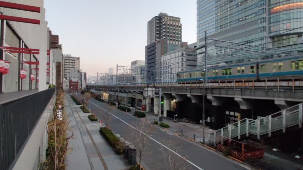 Tokyo Akihabara Časné Ráno — Stock video