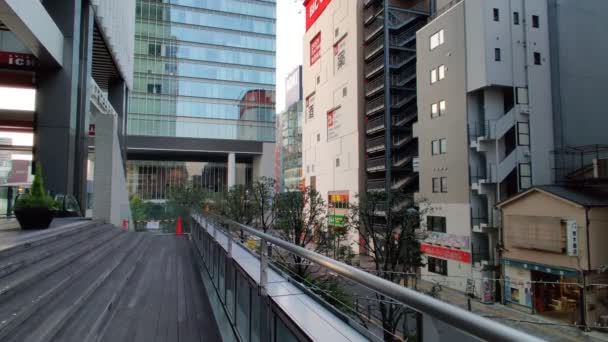 Tokio Akihabara Vroege Ochtend — Stockvideo