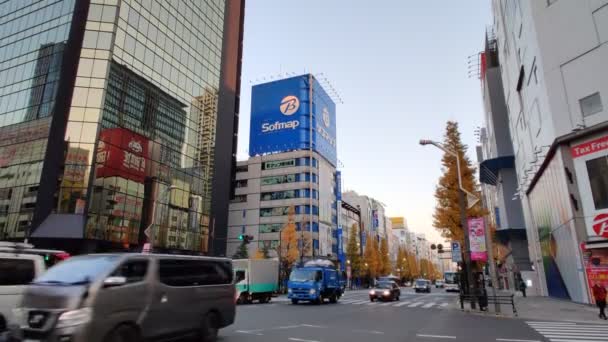 Tokio Akihabara Vroege Ochtend — Stockvideo