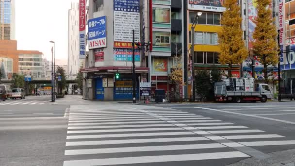 Tokió Akihabara Kora Reggel — Stock videók