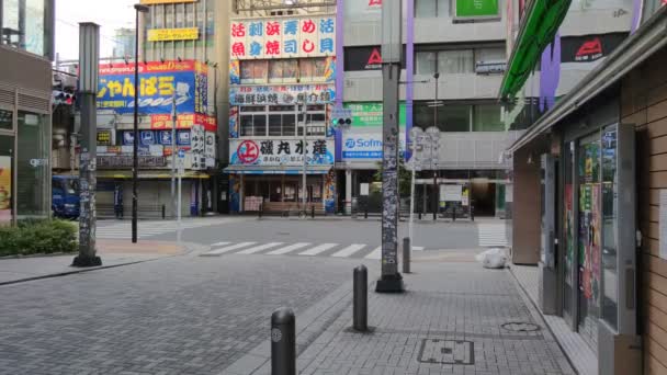 Tokio Akihabara Vroege Ochtend — Stockvideo