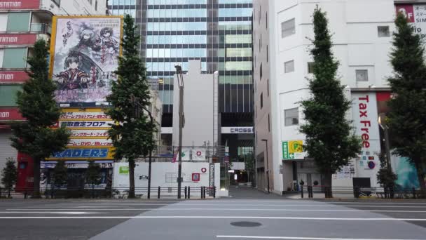 Tokyo Akihabara Sabah Vakti — Stok video