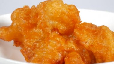 Kızarmış tavuk, kısa video klibi.