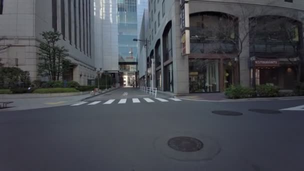 Tokio Ginza Nowy Rok Kolarstwo — Wideo stockowe