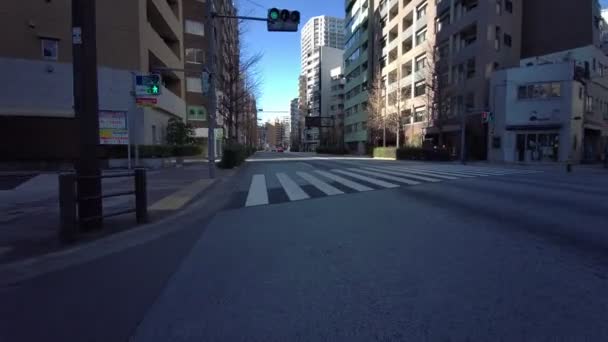 Ano Novo Tóquio Ciclismo — Vídeo de Stock