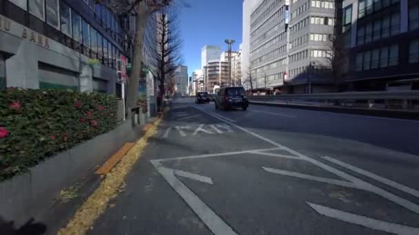 Tokios Neujahrsradfahren — Stockvideo