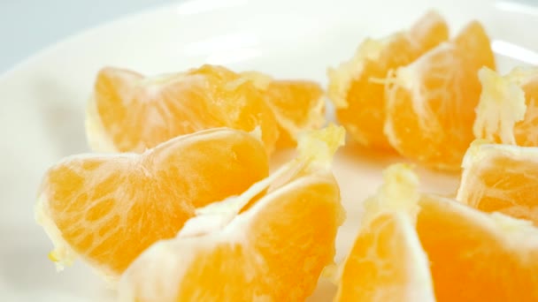 Mandarin Πορτοκαλί Σύντομο Βίντεο Κλιπ — Αρχείο Βίντεο