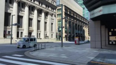 Japonya 'da Nihonbashi Tokyo Peyzaj Günü