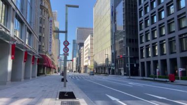 Japonya 'da Nihonbashi Tokyo Peyzaj Günü
