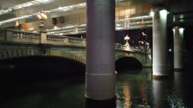 Tokyo Nihonbashi Gece Manzarası