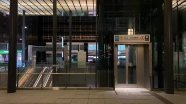 Tokyo Nihonbashi Gece Manzarası