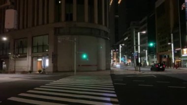 Tokyo Nihonbashi Gece Manzarası