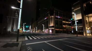 Tokyo Nihonbashi Gece Manzarası