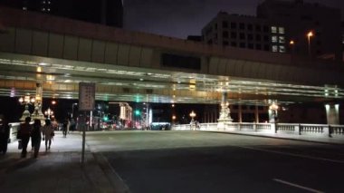 Tokyo Nihonbashi Gece Manzarası