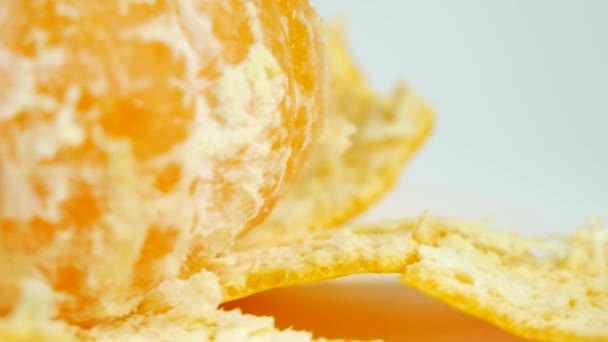 Mandarinově Oranžová Krátký Videoklip — Stock video