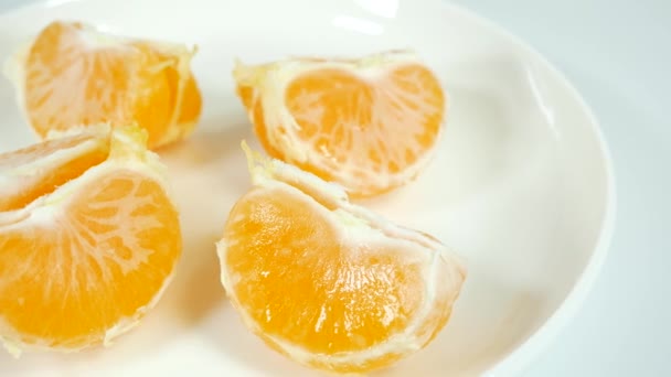 Mandarín Naranja Clip Vídeo Corto — Vídeos de Stock