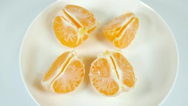 Mandarin Orange Kort Videoklipp — Stockvideo