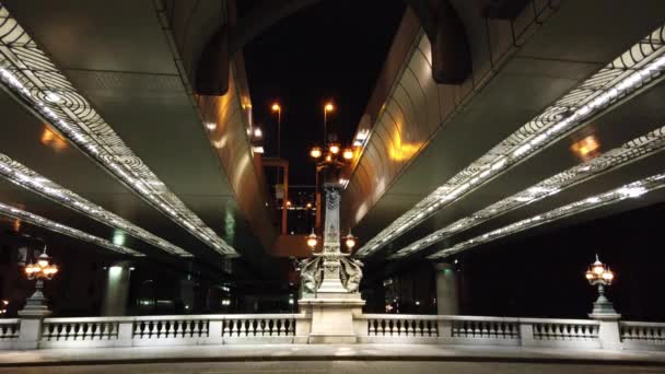 東京日本橋夜景 — ストック動画