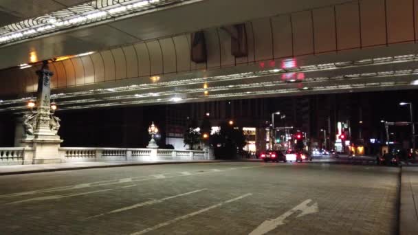 Tokyo Nihonbashi Night View — Stock video